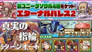 【サモンズボード】 エターナルパレス2 真実の指輪 5ターンオート周回 サヴールパ