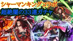 【サモンズボード】シャーマンキングコラボ 超絶闇ガチャ33連 動画