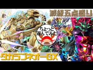 [サモンズボード]タカラブネオーGXでちょっと遊んでみた_滅級五点盛り(常設編)