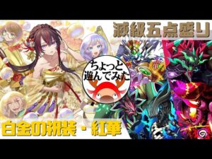 [サモンズボード]祝紅華でちょっと遊んでみた_滅級五点盛り(常設編)